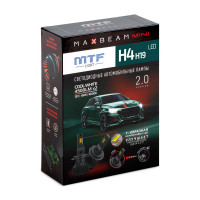 Светодиодные лампы MTF Light, серия MaxBeam Mini, H4/H19, 12V, 45W, 4500lm, 6000K, кулер, комплект. Светодиодные лампы MTF Light, серия MaxBeam Mini, H4/H19, 12V, 45W, 4500lm, 6000K, кулер, комплект.