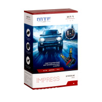 Светодиодные лампы MTF Light серия IMPRESS, H11/Н8/Н9/Н16, 12V, 21W, 2100LM, 6000K,(штат. р-р), к-т.