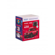 Прожектор светодиодный MTF LIGHT серия STYLE 12-36V, 40W, 3000lm, ECE R10, квадратный, встраиваемый,