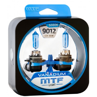 Галогенные автолампы серия VANADIUM HIR2(9012), 12V, 55W, комплект 2 шт