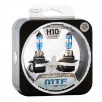Галогенные автолампы серия ARGENTUM +80% H10, 12V, 42W, комплект 2 шт