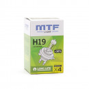 Галогенная лампа MTF H19 12В, 60\55Вт, PU43t-3 Standart+30