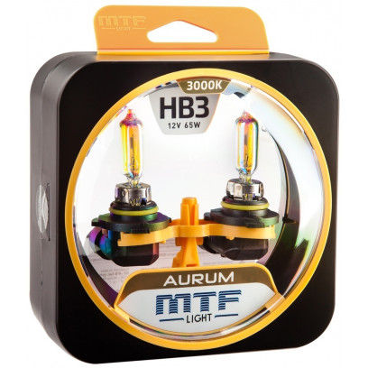 Галогенные автолампы серия AURUM HB3(9005), 12V, 65W, комплект 2 шт