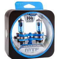 Галогенные автолампы серия VANADIUM H4, 12V, 60/55W, комплект 2 шт