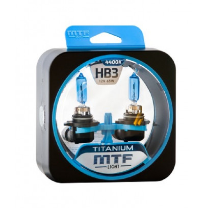Галогенные автолампы серия TITANIUM HB3(9005), 12V, 65W, комплект 2 шт