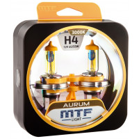 Галогенные автолампы серия AURUM H4, 12V, 60/55W, комплект 2 шт