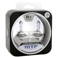 Галогенные автолампы MTF Light серия ARGENTUM +130% H7, 12V, 55W, комп.