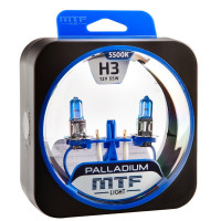 Галогенные автолампы серия PALLADIUM H3, 12V, 55W, комплект 2 шт