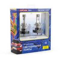 Светодиодные автолампы MTF Light, серия Night Assistant, 4500K, H4, ком-кт. Светодиодные автолампы MTF Light, серия Night Assistant, 4500K, H4, ком-кт.