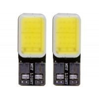 Светодиодная автолампа MTF Light W5W/T10.12V,3W, 4500K, 270 люмен, COB LED Корея  (2 шт.)