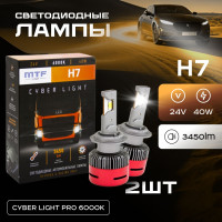 Светодиодные лампы MTF Light, серия CYBER LIGHT, H7, 24V, 45W, 3750lm, 6000K, кулер, комплект. Светодиодные лампы MTF Light, серия CYBER LIGHT, H7, 24V, 45W, 3750lm, 6000K, кулер, комплект.
