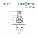 Светодиодные лампы MTF LIGHT серия LUXOPTIC H4/H19, 12W, 22W, 2200LM, 6000K, к-кт. Светодиодные лампы MTF LIGHT серия LUXOPTIC H4/H19, 12W, 22W, 2200LM, 6000K, к-кт.