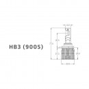 Светодиодные лампы MTF Light, серия RETROFIT LED LED, HB3(9005), 30W, 2500lm, 3500K, кулер, комплект Светодиодные лампы MTF Light, серия RETROFIT LED LED, HB3(9005), 30W, 2500lm, 3500K, кулер, комплект