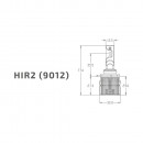 Светодиодные лампы MTF Light, серия RETROFIT LED LED, HIR2(9012), 30W, 2500lm, 3500K, кулер, комплек Светодиодные лампы MTF Light, серия RETROFIT LED LED, HIR2(9012), 30W, 2500lm, 3500K, кулер, комплек