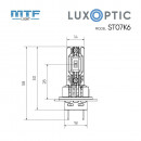 Светодиодные лампы MTF LIGHT серия LUXOPTIC H7, 12W, 22W, 2200LM, 6000K, к-кт. Светодиодные лампы MTF LIGHT серия LUXOPTIC H7, 12W, 22W, 2200LM, 6000K, к-кт.