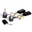 Светодиодные лампы MTF LIGHT серии DIGITAL LIGHTING Н7/Н18, 12V, 55W, 4500lm, 3000-7000K,