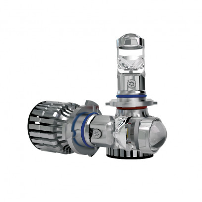 Светодиодные линзы MTF LIGHT серии MiniLENS HB4(9006), 12/24V, 55W, 6000K, 4000LM, 2шт