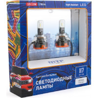Светодиодные лампы MTF Light, серия NIGHT ASSISTANT 4500K, H7, FAN, ком-кт. Светодиодные лампы MTF Light, серия NIGHT ASSISTANT 4500K, H7, FAN, ком-кт.