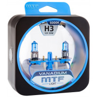 Галогенные автолампы серия VANADIUM H3, 12V, 55W, комплект 2 шт