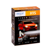 Светодиодные лампы MTF Light, серия CYBER LIGHT, H15, 12V, 40W\15W, 4000lm, 5500K, кулер, комплект.