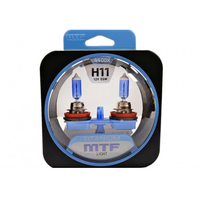 Галогенные автолампы серия TITANIUM H11, 12V, 55W, комплект 2 шт